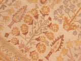 handmade Traditional Sarook Beige Brown Hand Knotted RECTANGLE 100% WOOL area rug 8x10