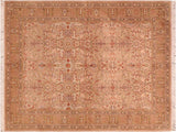 handmade Traditional Tabriz Taupe Brown Hand Knotted RECTANGLE 100% WOOL area rug 6x9