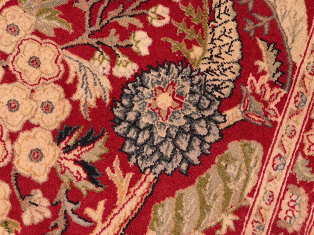 handmade Traditional Nagi Red Beige Hand Knotted RECTANGLE 100% WOOL area rug 6x9