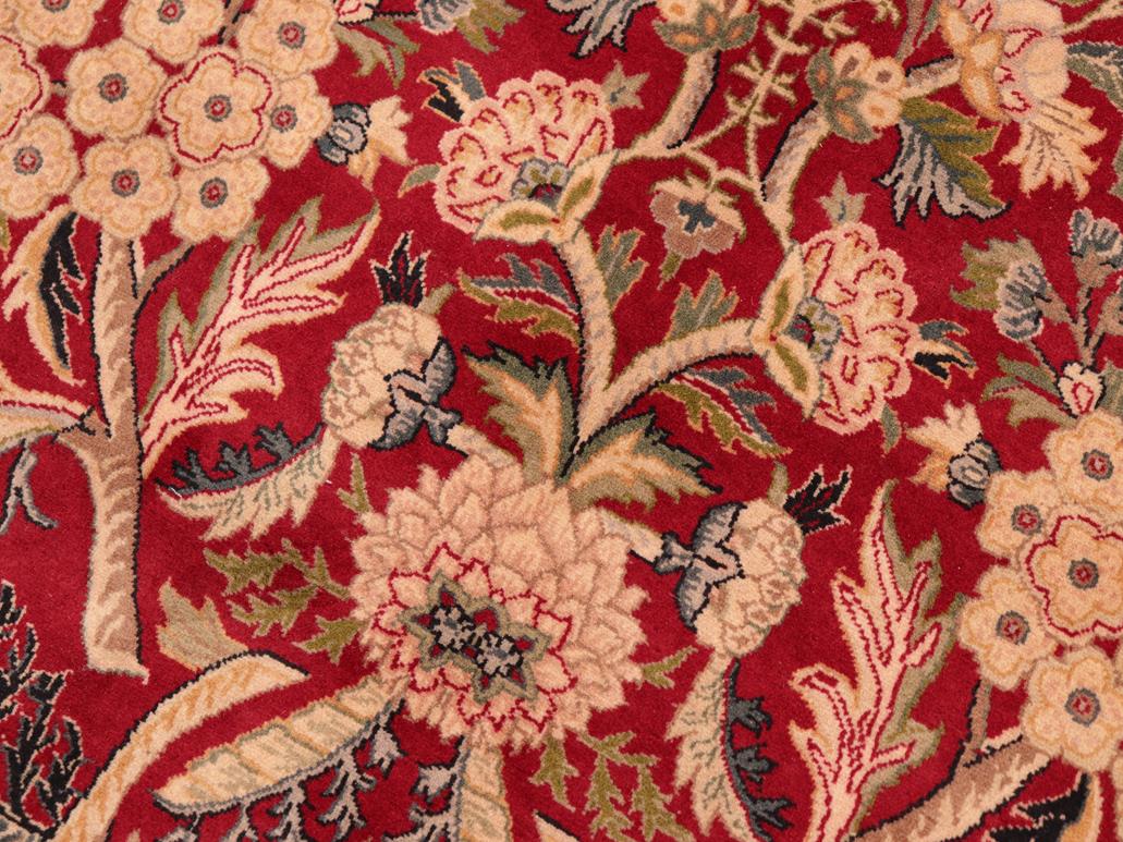 handmade Traditional Nagi Red Beige Hand Knotted RECTANGLE 100% WOOL area rug 6x9