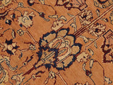 handmade Traditional Antique Rose Tan Hand Knotted RECTANGLE 100% WOOL area rug 9x12