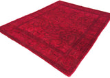 A03352, 8 1"x10 3",Over Dyed  ,8x10,PINK,PINK,Hand Knotted                  ,Pakistan   ,100% Wool  ,Rectangle