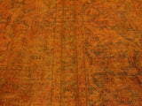handmade Vintage Orange Green Hand Knotted RECTANGLE 100% WOOL area rug 8x11