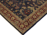 handmade Traditional Antique Blue Red Hand Knotted RECTANGLE 100% WOOL area rug 9x12