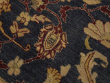 handmade Traditional Antique Blue Red Hand Knotted RECTANGLE 100% WOOL area rug 9x12