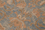 handmade Transitional Kafkaz Chobi Ziegler Lt. Blue Brown Hand Knotted RECTANGLE 100% WOOL area rug 9 x 12