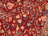 handmade Geometric Tabriz Red Tan Hand Knotted RECTANGLE 100% WOOL area rug 6x9