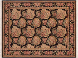 Art Nouveau William Morris Olive Wool Rug - 6'1'' x 9'1''