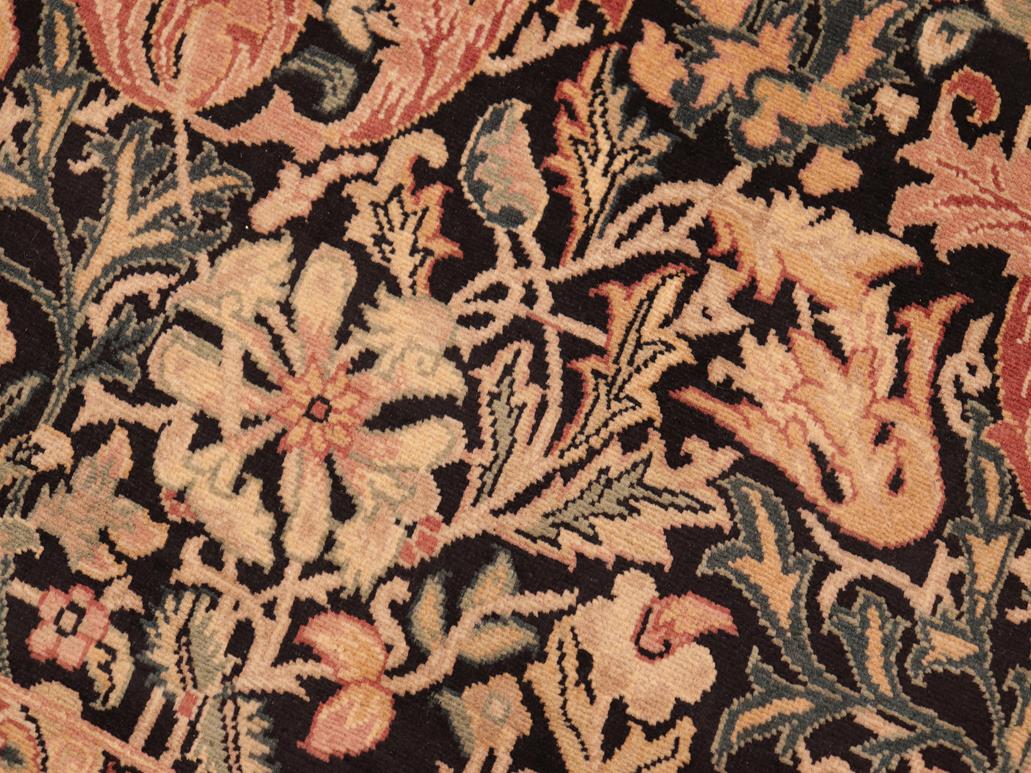 handmade Transitional Gulshan Black Red Hand Knotted RECTANGLE 100% WOOL area rug 6x9