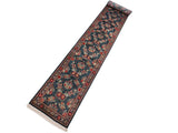 handmade Traditional Gulab Teal Green Blue Hand Knotted RUNNER 100% WOOL area rug 3 18