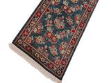 handmade Traditional Gulab Teal Green Blue Hand Knotted RUNNER 100% WOOL area rug 3 18