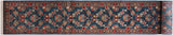handmade Traditional Gulab Teal Green Blue Hand Knotted RUNNER 100% WOOL area rug 3 18