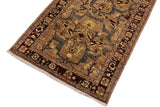 handmade Traditional Kafkaz Dark Tan Drk. Red Hand Knotted RUNNER 100% WOOL area rug 4x13 