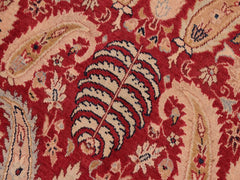 handmade Traditional Sarook Red Blue Hand Knotted RECTANGLE 100% WOOL area rug 8x10