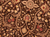 handmade Traditional Tabriz Brown Tan Hand Knotted RECTANGLE 100% WOOL area rug 8x10