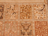 handmade Traditional Design Tan Brown Hand Knotted RECTANGLE 100% WOOL area rug 8x10