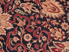 handmade Traditional Sultanabad Drk. Blue Red Hand Knotted RECTANGLE 100% WOOL area rug 8x10