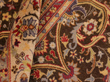 handmade Transitional Design Brown Beige Hand Knotted RECTANGLE 100% WOOL area rug 8x10