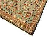 handmade Transitional Antique Lt. Blue Blue Hand Knotted RECTANGLE 100% WOOL area rug 9x12