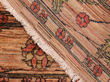 Modern Gabbeh Margart Beige/Rust Wool Rug - 6'3'' x 7'9''