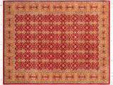 Pak Persian Jimmy Red/Gold Wool Rug - 6'1'' x 9'4''