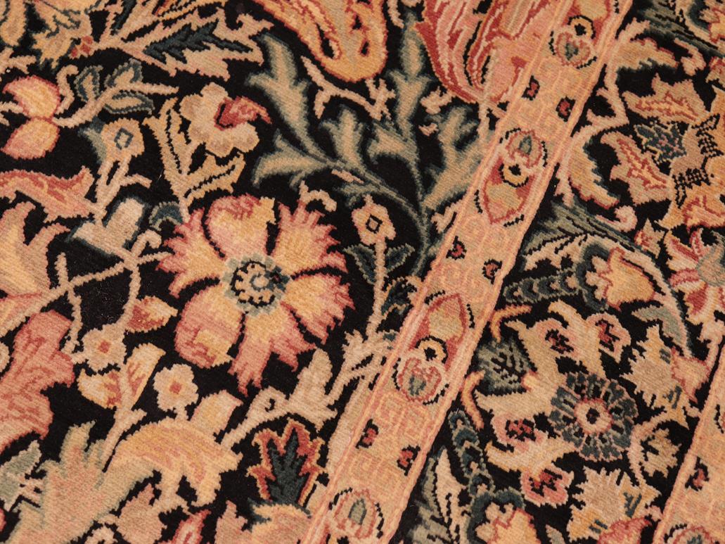 handmade Transitional Gulshan Black Red Hand Knotted RECTANGLE 100% WOOL area rug 6x9