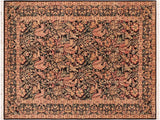 Art Nouveau William Morris Rosy Wool Rug - 6'1'' x 9'4''