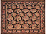 Art Nouveau William Morris Olive Wool Rug - 8'0'' x 9'9''
