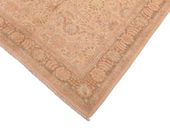 handmade Transitional Tan Brown Hand Knotted RECTANGLE 100% WOOL area rug 6x9
