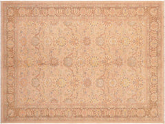 handmade Transitional Tan Brown Hand Knotted RECTANGLE 100% WOOL area rug 6x9