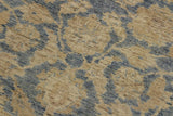 handmade Traditional Kafkaz Blue Gold Hand Knotted RUNNER 100% WOOL area rug 4 x 11