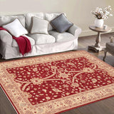 handmade Traditional Kafkaz Chobi Ziegler Red Beige Hand Knotted RECTANGLE 100% WOOL area rug 6 x 9