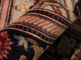 handmade Transitional Gulberg Taupe Black Hand Knotted RUNNER 100% WOOL area rug 3x16