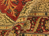 handmade Traditional Design Pink Rust Hand Knotted RECTANGLE 100% WOOL area rug 4x6