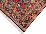 handmade Transitional Gulshan Black Red Hand Knotted RECTANGLE 100% WOOL area rug 8x10