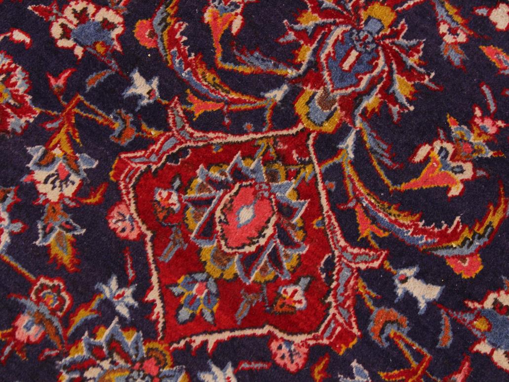 handmade Traditional Antique Blue Red Hand Knotted RECTANGLE 100% WOOL area rug 10x14