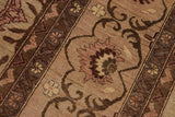 handmade Traditional Kafkaz Chobi Ziegler Taupe Tan Hand Knotted RECTANGLE 100% WOOL area rug 9 x 12