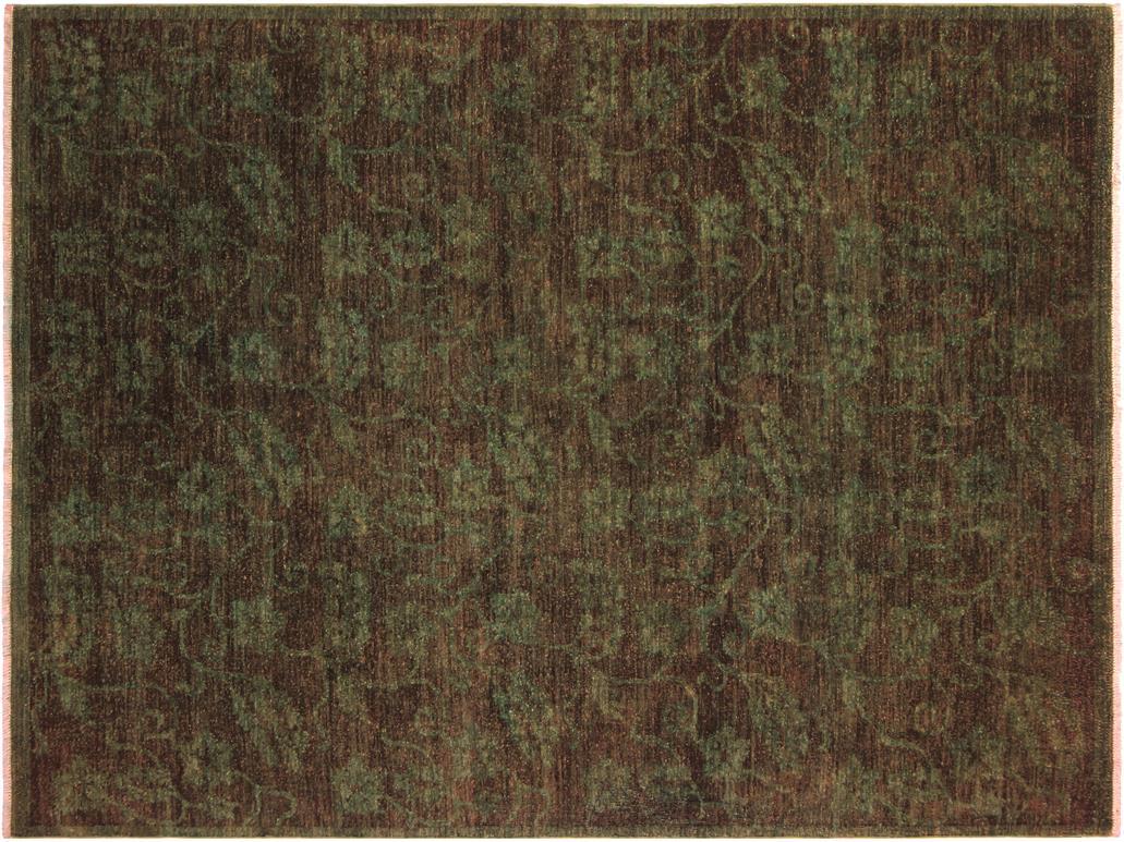 A08136, 510"x 7 3",Over Dyed  ,6x7,Green,GREEN,Hand-knotted                  ,Pakistan   ,100% Wool  ,Rectangle  ,652671171420