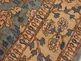 handmade Transitional Antique Lt. Blue Tan Hand Knotted RECTANGLE 100% WOOL area rug 9x11