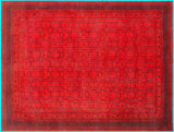 A08152, 9 1"x11 7",Over Dyed  ,9x12,RED,RED,Hand Knotted                  ,Pakistan   ,100% Wool  ,Rectangle