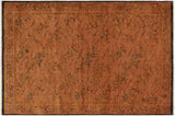 A08173, 4 1"x 5 8",Over Dyed                     ,4x6,Orange,ORANGE,Hand-knotted                  ,Pakistan   ,100% Wool  ,Rectangle  ,652671171772