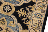 handmade Transitional Kafkaz Blue Ivory Hand Knotted RUNNER 100% WOOL area rug 3 x 10