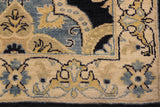 handmade Transitional Kafkaz Blue Ivory Hand Knotted RUNNER 100% WOOL area rug 3 x 10