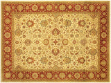 handmade Traditional Kashan Tan Rust Hand Knotted RECTANGLE 100% WOOL area rug 9x12