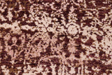 Handmade Kafakz Chobi Ziegler Modern Contemporary Brown Purple Hand Knotted RECTANGLE WOOL&SILK area rug 6 x 9