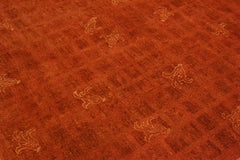 A09046, 511"x 8 8",Over Dyed                     ,6x9,Rust,ORANGE,Hand-knotted                  ,Pakistan   ,100% Wool  ,Rectangle  ,652671173806