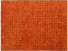 A09046, 511"x 8 8",Over Dyed                     ,6x9,Rust,ORANGE,Hand-knotted                  ,Pakistan   ,100% Wool  ,Rectangle  ,652671173806