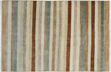 Modern Ziegler Ernesto Tan Brown Hand-Knotted Wool Rug - 4'0'' x 6'2''