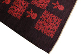 A09066 3 4"x 410"Over Dyed                     3x5PurplePINKHand-knotted                  Pakistan   100% Wool  Rectangle  652671174001