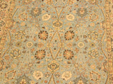 handmade Transitional Design Blue Ivory Hand Knotted RECTANGLE 100% WOOL area rug 3x5
